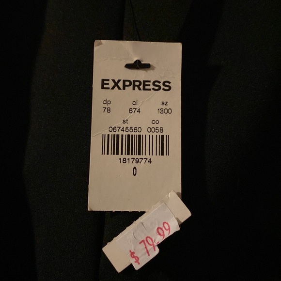 NWT Express Black Blazer - 0 - Picture 3 of 4